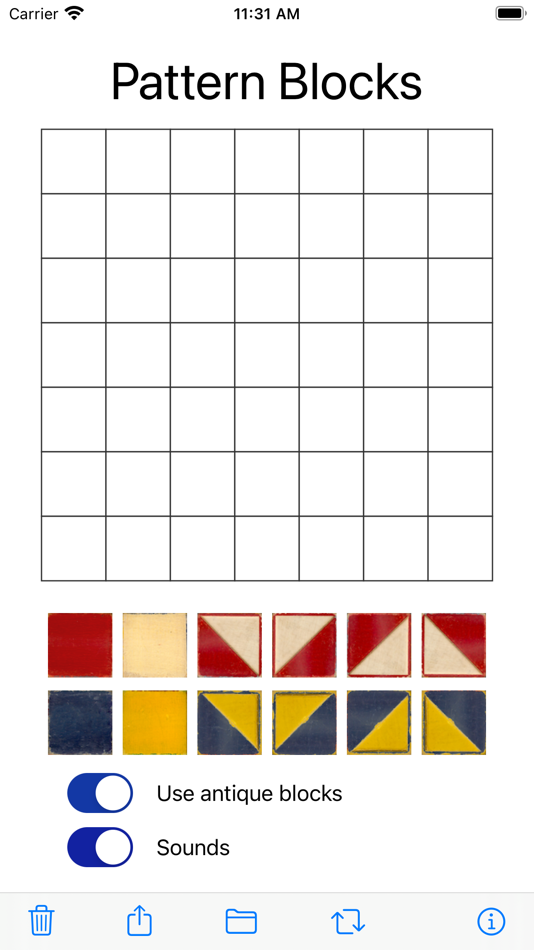 #1. Pattern Blocks (iOS) Podle: Nerdworks