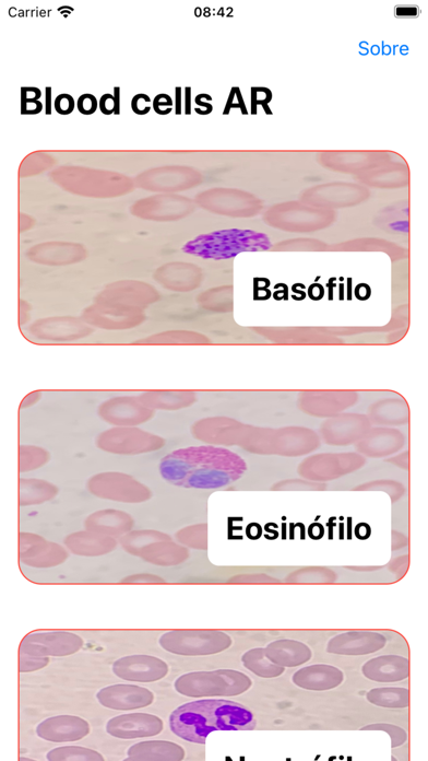 Blood cells AR Screenshot