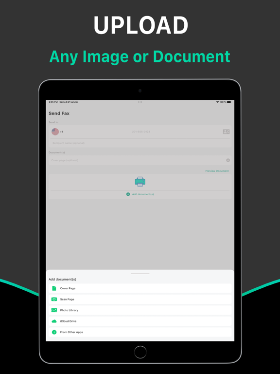 Screenshot #6 pour Fax app - Scan Sign & Send Fax