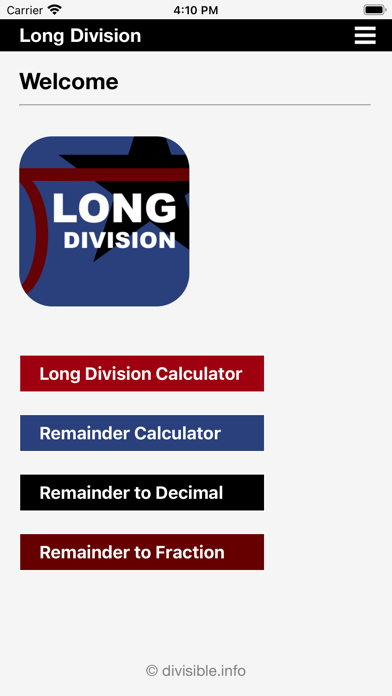 Division calculator sales