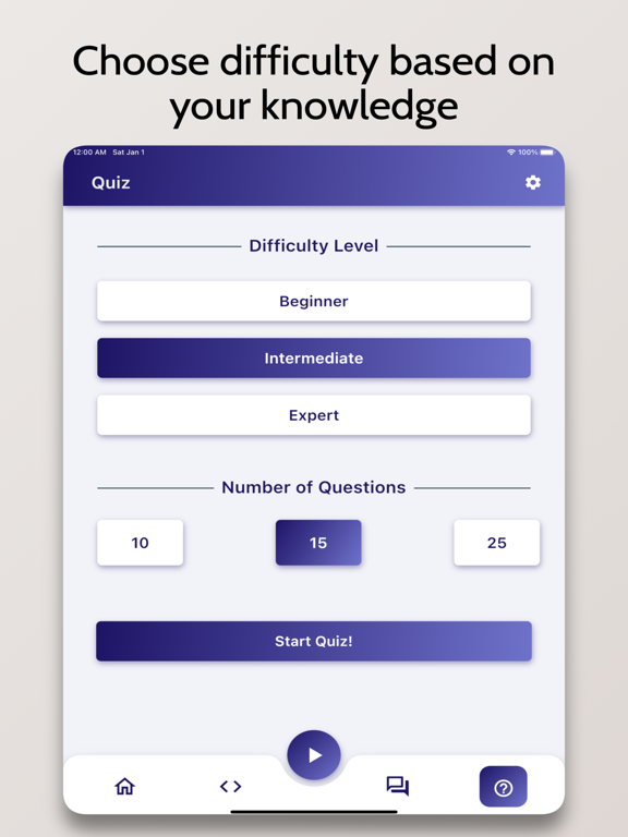 Learn Dart - OnePercent iPad screenshot 5 - Education app