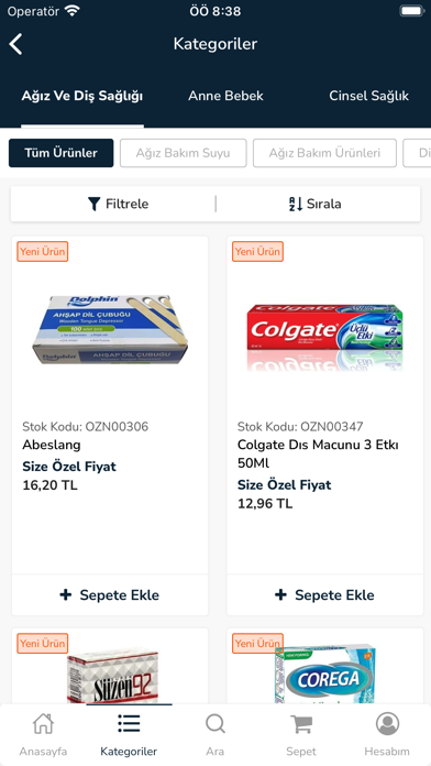 Özen İtriyat Screenshot