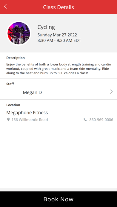 Megaphone Fitness Screenshot