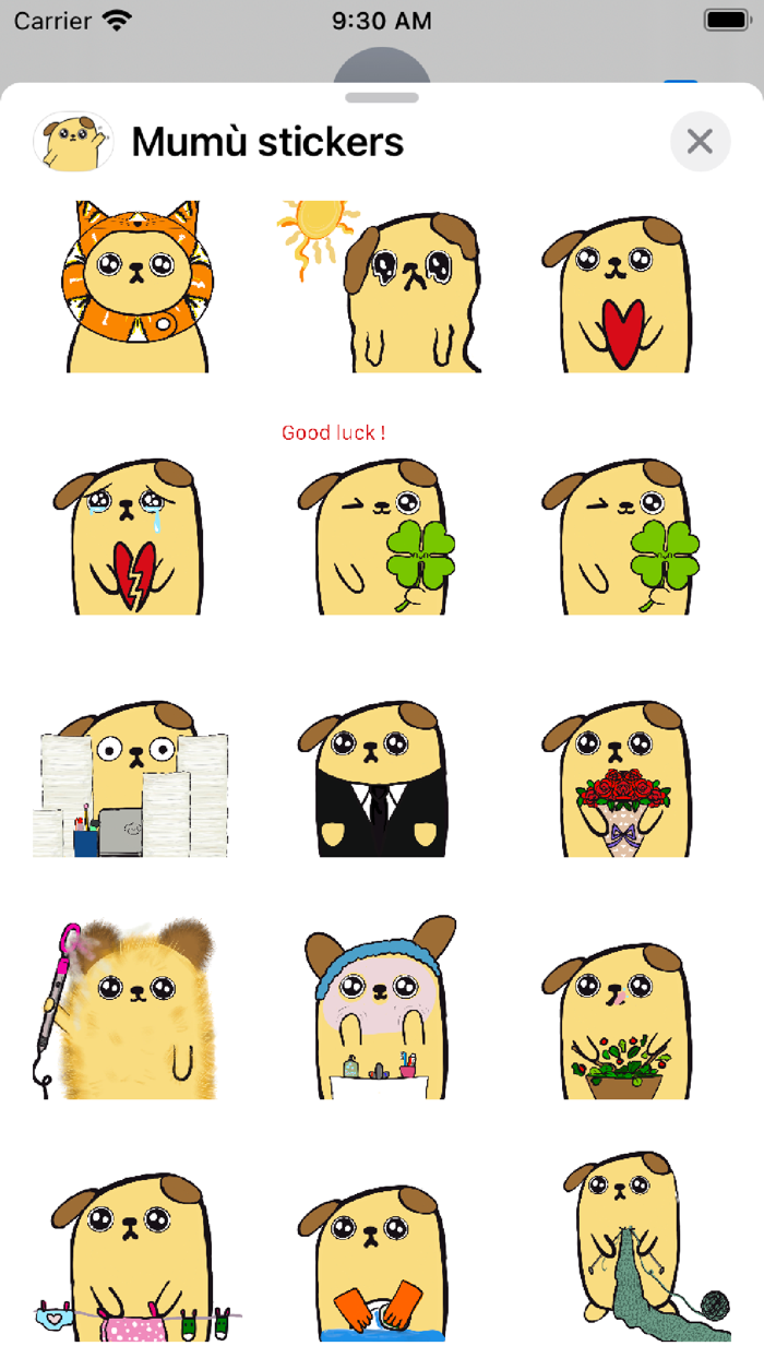 Mumu stickers