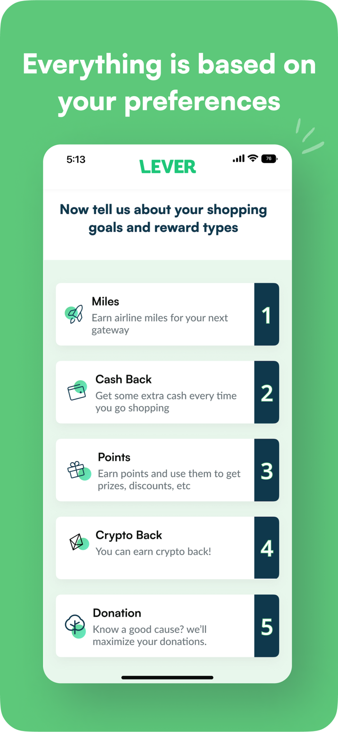 Lever Maximize Rewards
