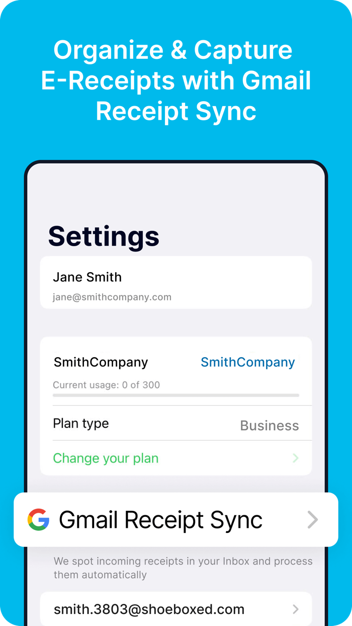 Shoeboxed Receipt Scanner App