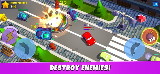 Screenshot of Car Eats Car 5 - Battle Arena