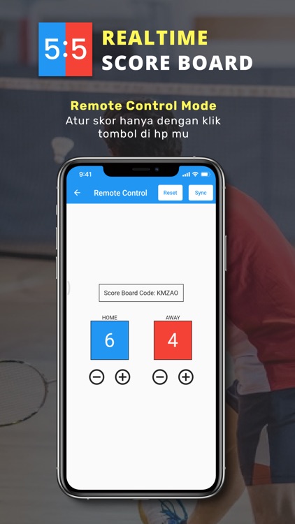 Realtime Score Board App
