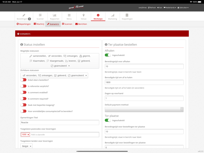 one2three - Merchant