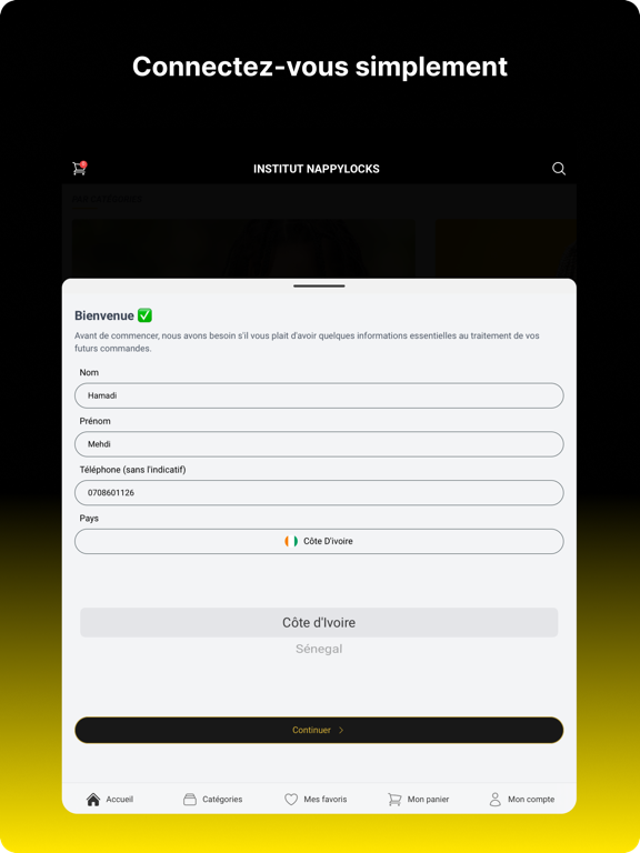 Nappylocks iPad screenshot 1 - Shopping app