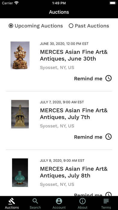 Merces Gallery Screenshot