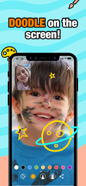 JusTalk Kids - 安全的兒童視訊聊天(圖2)-速報App
