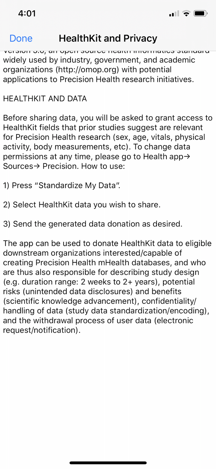 Precision Medicine Data Tool