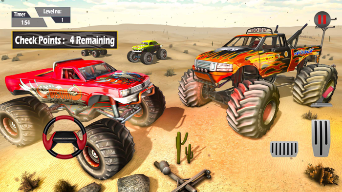 Monster Truck Stunts Game