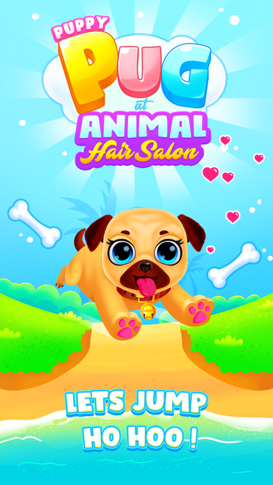 Puppy Pug at Animal Hair Salon Screenshot