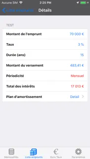 emprunt facile iPhone Captures Décran 3
