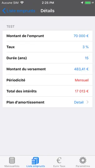 Capture d'écran de Emprunt Facile sur iPhone 3