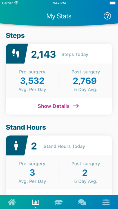 mymobility Patient App Screenshot