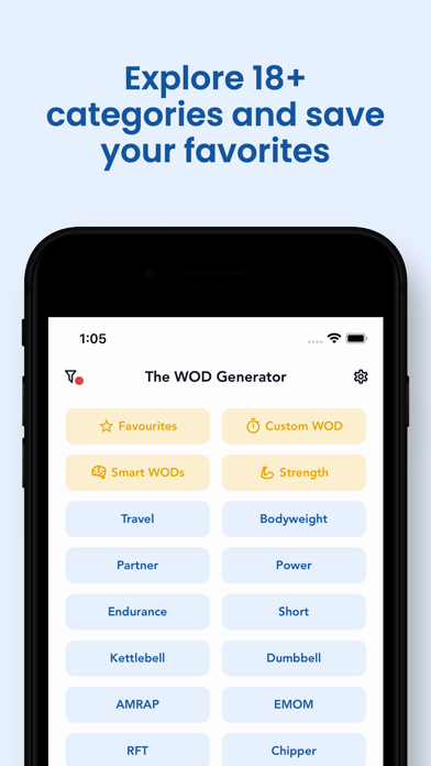 The WOD Generator: Workout Screenshot