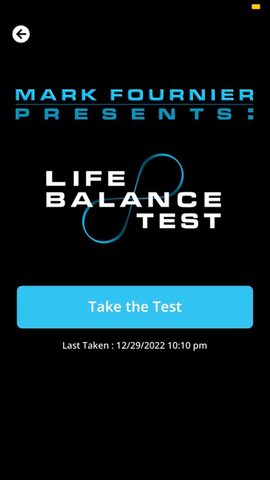 Life Balance Test Screenshot