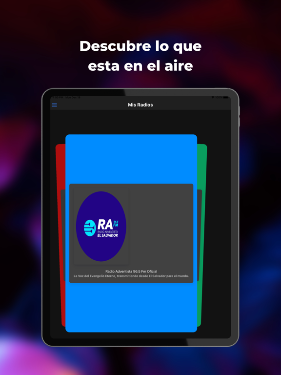 Radio Adventista 96.5 Oficial iPad screenshot 1 - Lifestyle app