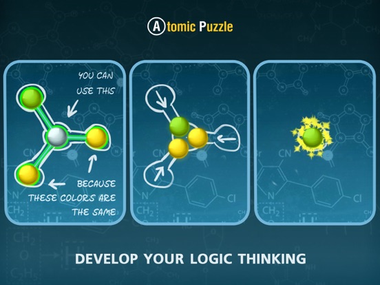Screenshot #4 pour Atomic Puzzle: Logic Game