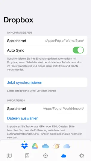 Screenshot von Nebel Der Welt (Fog Of World) auf dem iPhone 8
