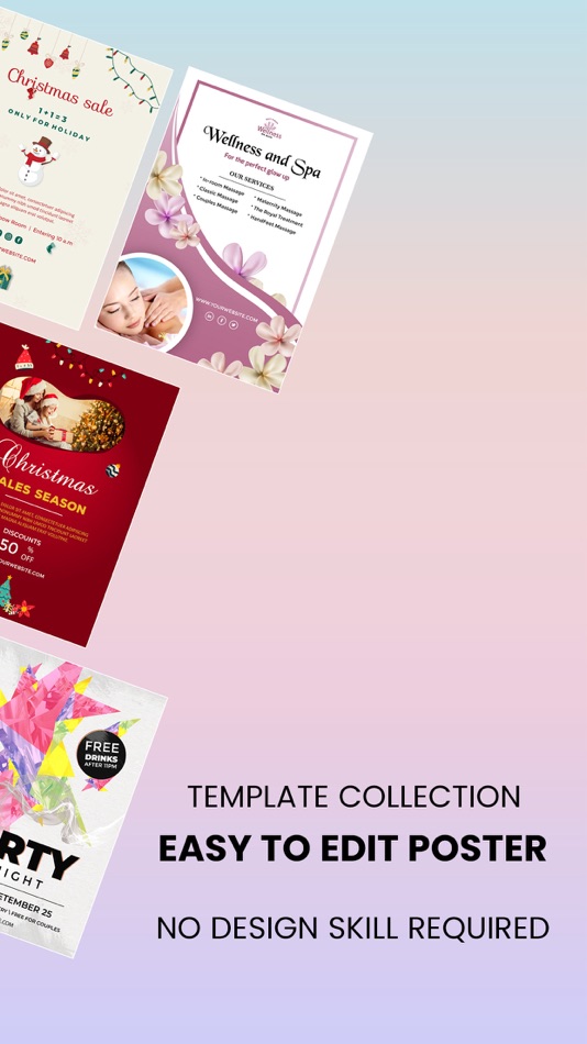#2. Poster Maker - Flyer Maker Ads (iOS) 由: Shubham Bodar
