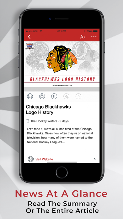 Blackhawks Hockey News Chicago Screenshot