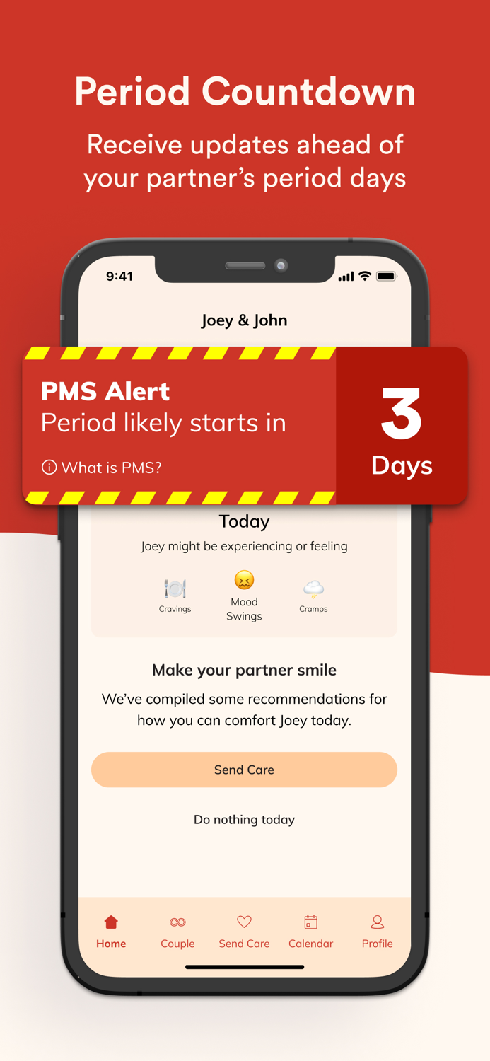 Blood Couple Period Tracker