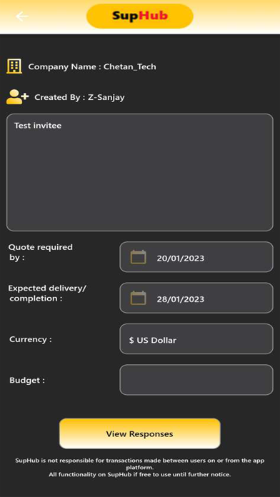 SupHub Screenshot