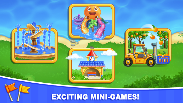 Car games Truck for a Building