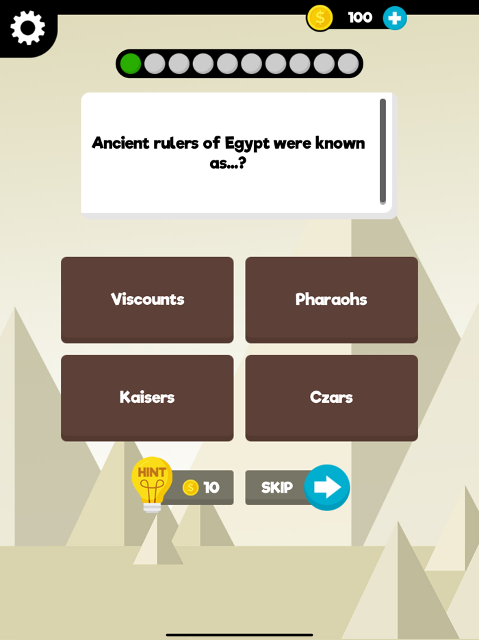 History Quiz Game and Trivia