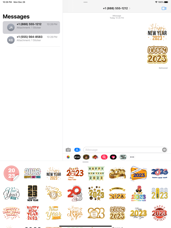 Screenshot #4 pour New Year 2023 New Stickers