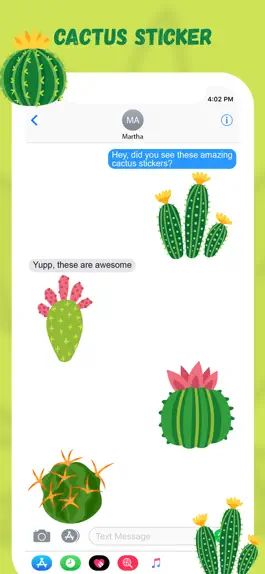 Game screenshot Dessert Cactus Stickers apk