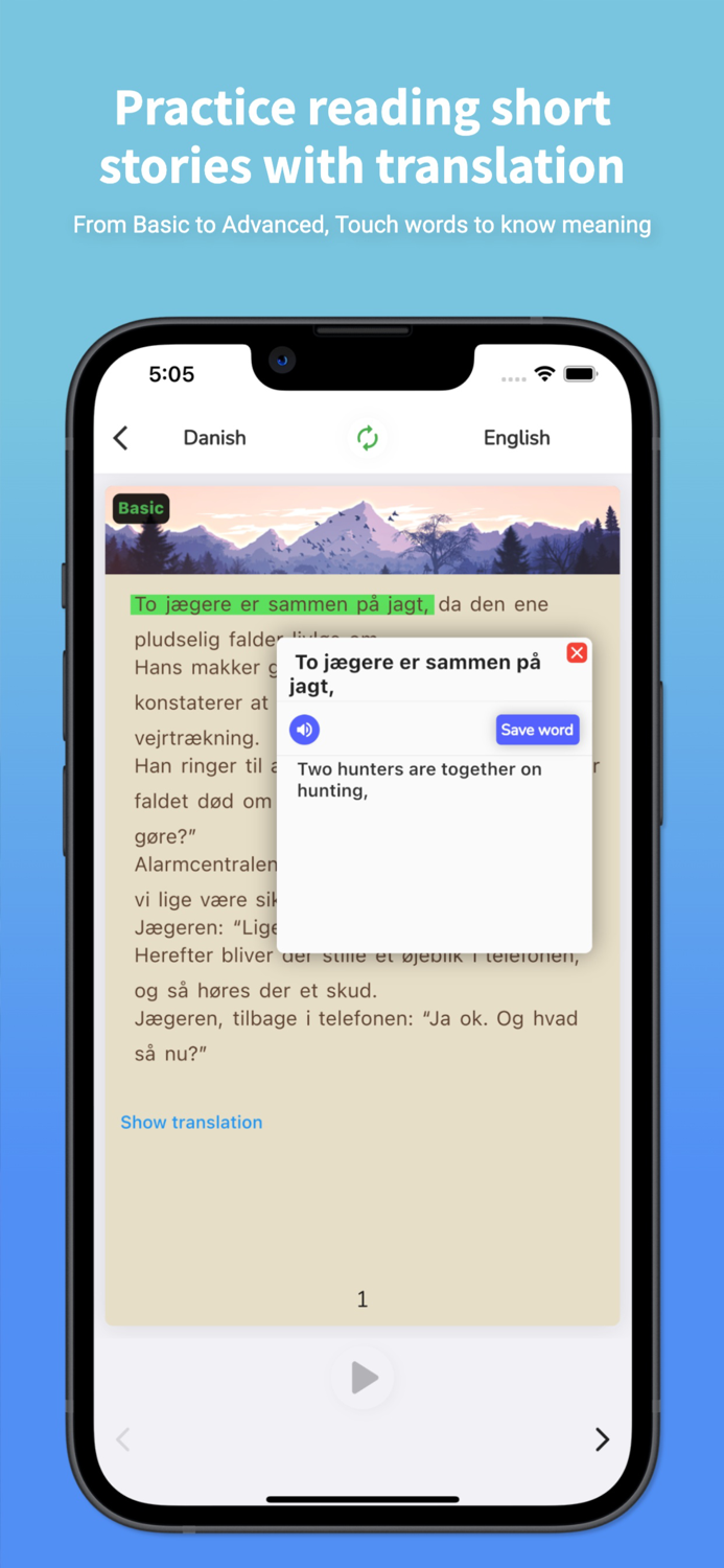 Danish Translator and Learn 