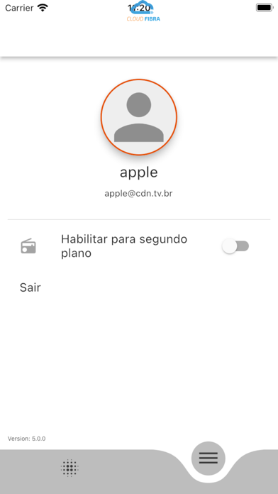 CloudFibra TV Screenshot
