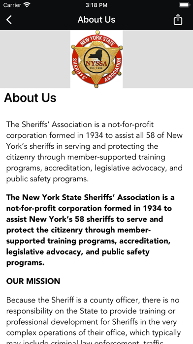 New York Sheriffs Screenshot