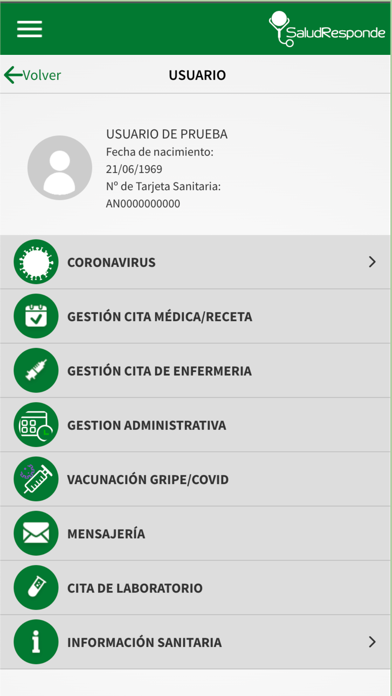Salud Responde Screenshot