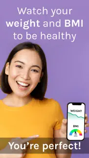 weight & bmi calculator iphone screenshot 1