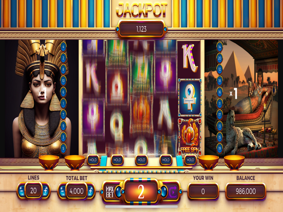 Screenshot #1 for Cleopatra Slot Machine
