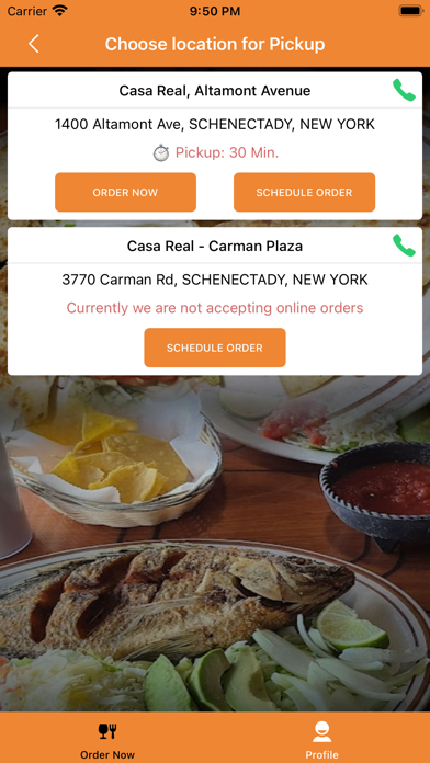 Casa Real Mexican Restaurant Screenshot