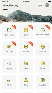 video factory-edit video iphone screenshot 1