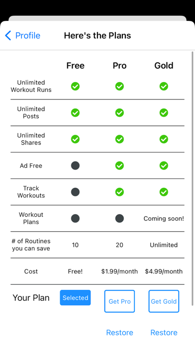 Crunchy Fitness Screenshot