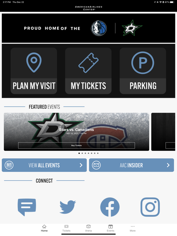 American Airlines Center App