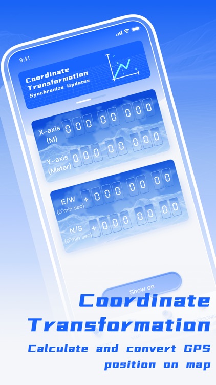 Coordinate map, query location