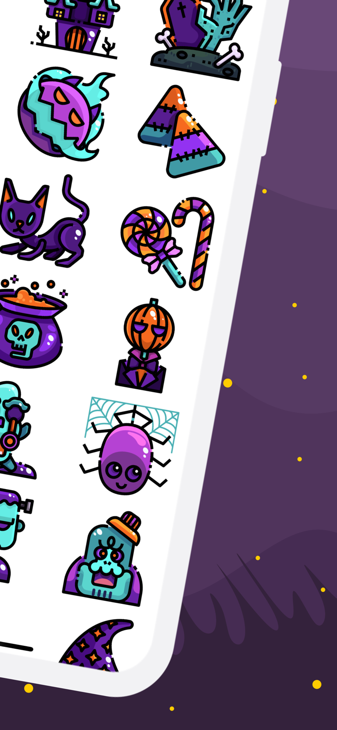 Very Scary Halloween Stickers