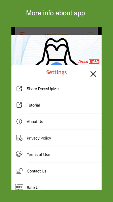 DressUpMe Screenshot
