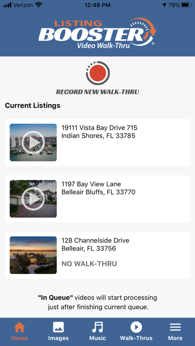 Real Estate Video Walk-Thru Screenshot