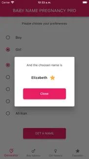 baby name pregnancy pro iphone screenshot 2